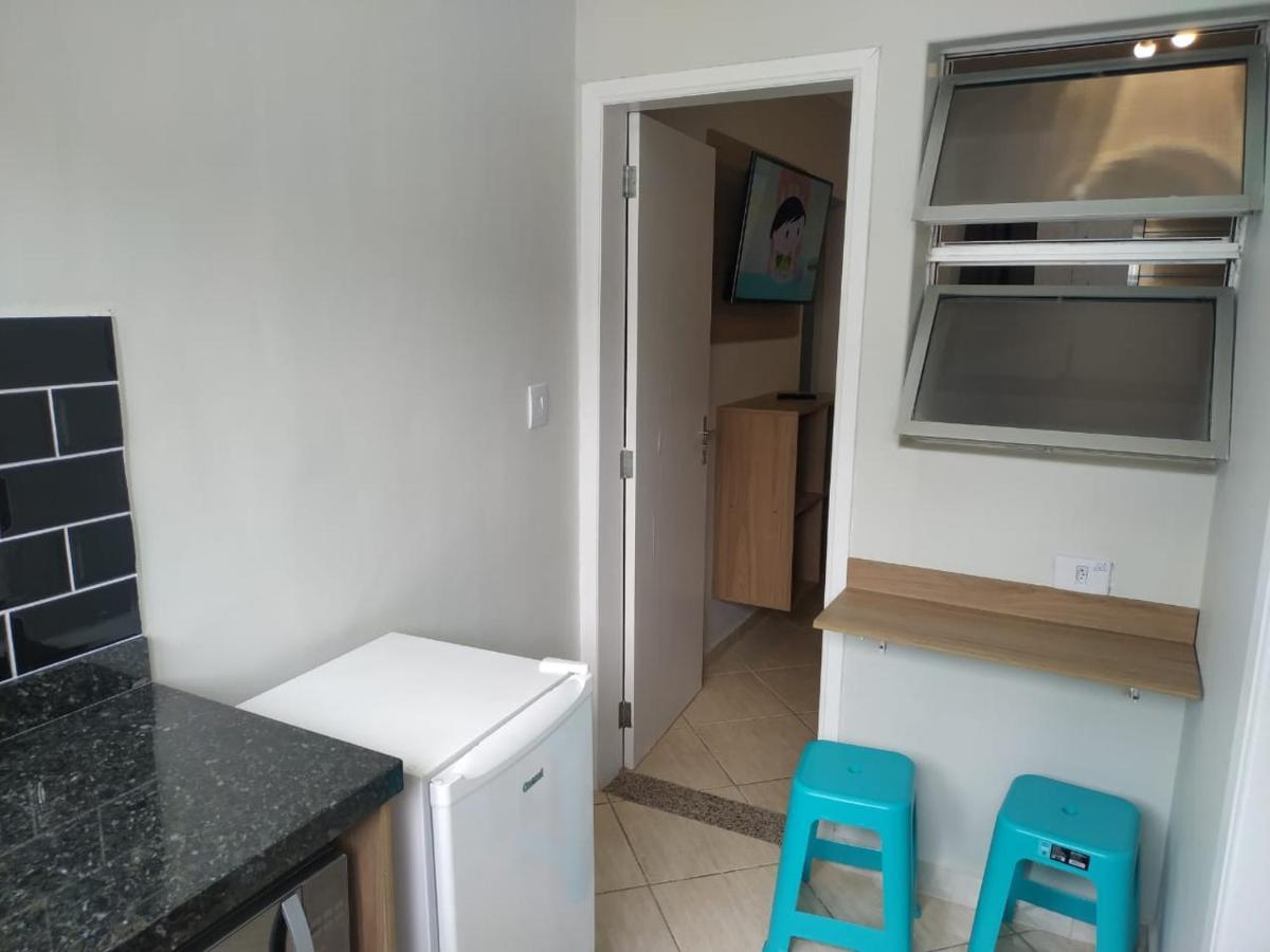 Kitnet Asturias 51B No Ed. Guariata, Proximo A Praia Das Asturias Em Guarujá Eksteriør bilde